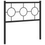 Cabecero de metal negro 90 cm de , Cabeceros y pies de cama - Ref: Foro24-376254, Precio: 32,61 €, Descuento: %