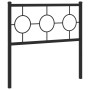 Kopfteil aus schwarzem Metall, 90 cm von , Kopf- und Fußteile - Ref: Foro24-376254, Preis: 33,06 €, Rabatt: %
