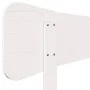 Bettkopfteil aus massivem weißem Kiefernholz, 75 cm von , Kopf- und Fußteile - Ref: Foro24-844798, Preis: 33,61 €, Rabatt: %