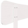Bettkopfteil aus massivem weißem Kiefernholz, 75 cm von , Kopf- und Fußteile - Ref: Foro24-844798, Preis: 35,02 €, Rabatt: %