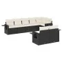 8-piece garden sofa set and black synthetic rattan cushions by , Garden sets - Ref: Foro24-3252753, Price: 527,90 €, Discount: %