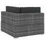 Set Gartensofas mit Kissen 4 Stück synthetisches Rattangrau von vidaXL, Gartensets - Ref: Foro24-47270, Preis: 307,23 €, Raba...