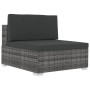 Set Gartensofas mit Kissen 4 Stück synthetisches Rattangrau von vidaXL, Gartensets - Ref: Foro24-47270, Preis: 307,23 €, Raba...