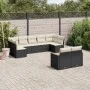 8-piece garden sofa set and black synthetic rattan cushions by , Garden sets - Ref: Foro24-3258689, Price: 533,71 €, Discount: %