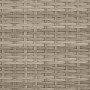 Sun lounger with hood and light gray synthetic rattan cushions by , Loungers - Ref: Foro24-368340, Price: 246,13 €, Discount: %