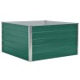 Jardinera elevada de acero galvanizado verde 100x100x45 cm de vidaXL, Maceteros y jardineras - Ref: Foro24-47025, Precio: 41,...