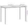 Garden table glass surface PE rattan beige 115x54x74 cm by , Garden tables - Ref: Foro24-365075, Price: 54,24 €, Discount: %