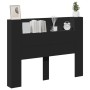 Bettkopfteil mit LED-Licht schwarz 140x16,5x103,5 cm von , Kopf- und Fußteile - Ref: Foro24-839246, Preis: 107,84 €, Rabatt: %