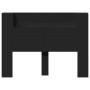 Bettkopfteil mit LED-Licht schwarz 140x16,5x103,5 cm von , Kopf- und Fußteile - Ref: Foro24-839246, Preis: 107,84 €, Rabatt: %