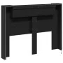 Bettkopfteil mit LED-Licht schwarz 140x16,5x103,5 cm von , Kopf- und Fußteile - Ref: Foro24-839246, Preis: 106,06 €, Rabatt: %