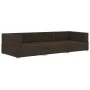 3-teilige Gartensofagarnitur und braune synthetische Rattankissen von vidaXL, Gartensets - Ref: Foro24-47265, Preis: 286,70 €...