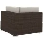 3-piece garden sofa set and brown synthetic rattan cushions by vidaXL, Garden sets - Ref: Foro24-47265, Price: 286,70 €, Disc...