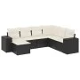 7-piece garden dining set and black synthetic rattan cushions by , Garden sets - Ref: Foro24-3255233, Price: 436,81 €, Discou...