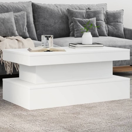 Couchtisch mit weißen LED-Leuchten 90x50x40 cm von , Couchtisch - Ref: Foro24-839847, Preis: 71,64 €, Rabatt: %