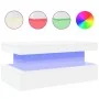 Coffee table with white LED lights 90x50x40 cm by , Coffee table - Ref: Foro24-839847, Price: 85,06 €, Discount: %