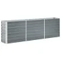 Raised garden bed gray galvanized steel 240x40x77 cm by vidaXL, Pots and planters - Ref: Foro24-47040, Price: 69,49 €, Discou...