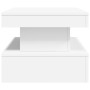 Couchtisch mit weißen LED-Leuchten 90x50x40 cm von , Couchtisch - Ref: Foro24-839847, Preis: 71,64 €, Rabatt: %