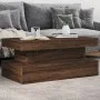 Couchtisch mit LED-Leuchten Eiche braun 90x50x40 cm von , Couchtisch - Ref: Foro24-839853, Preis: 95,88 €, Rabatt: %