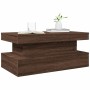 Couchtisch mit LED-Leuchten Eiche braun 90x50x40 cm von , Couchtisch - Ref: Foro24-839853, Preis: 99,28 €, Rabatt: %
