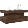 Couchtisch mit LED-Leuchten Eiche braun 90x50x40 cm von , Couchtisch - Ref: Foro24-839853, Preis: 95,88 €, Rabatt: %