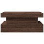 Coffee table with LED lights oak brown 90x50x40 cm by , Coffee table - Ref: Foro24-839853, Price: 71,98 €, Discount: %
