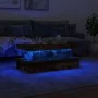 Coffee table with LED lights smoked oak 90x50x40 cm by , Coffee table - Ref: Foro24-839851, Price: 95,89 €, Discount: %