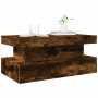 Couchtisch aus geräucherter Eiche mit LED-Leuchten, 90 x 50 x 40 cm von , Couchtisch - Ref: Foro24-839851, Preis: 69,49 €, Ra...