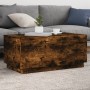 Couchtisch aus geräucherter Eiche mit LED-Leuchten, 90 x 50 x 40 cm von , Couchtisch - Ref: Foro24-839879, Preis: 64,47 €, Ra...