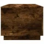 Coffee table with LED lights smoked oak 90x50x40 cm by , Coffee table - Ref: Foro24-839879, Price: 65,55 €, Discount: %