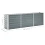 Hochbeet aus grau verzinktem Stahl, 240 x 40 x 77 cm von vidaXL, Töpfe und Pflanzgefäße - Ref: Foro24-47040, Preis: 73,94 €, ...