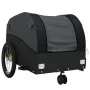 Remolque para bicicleta hierro negro 30 kg de , Remolques para bicicletas - Ref: Foro24-94143, Precio: 86,83 €, Descuento: %