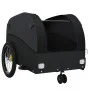 Remolque para bicicleta hierro negro 30 kg de , Remolques para bicicletas - Ref: Foro24-94143, Precio: 86,83 €, Descuento: %
