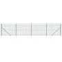 Wire fence with anchor spikes green 1.4x10 m by , fence panels - Ref: Foro24-154131, Price: 128,64 €, Discount: %