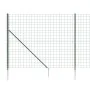 Wire fence with anchor spikes green 1.4x10 m by , fence panels - Ref: Foro24-154131, Price: 128,64 €, Discount: %