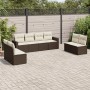8-piece garden sofa set and brown synthetic rattan cushions by , Garden sets - Ref: Foro24-3218843, Price: 481,27 €, Discount: %