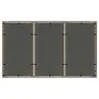 Garden table glass surface PE rattan gray 150x90x75 cm by , Garden tables - Ref: Foro24-365532, Price: 162,96 €, Discount: %