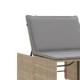 Tumbonas con mesita 2 unidades ratán sintético beige de , Tumbonas - Ref: Foro24-368425, Precio: 182,96 €, Descuento: %