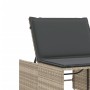 Sonnenliegen mit Tisch 2 Einheiten hellgraues synthetisches Rattan von , Liegen - Ref: Foro24-368427, Preis: 187,47 €, Rabatt: %