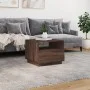 Coffee table with LED lights oak brown 50x49x40 cm by , Coffee table - Ref: Foro24-839832, Price: 67,83 €, Discount: %