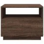Coffee table with LED lights oak brown 50x49x40 cm by , Coffee table - Ref: Foro24-839832, Price: 67,83 €, Discount: %