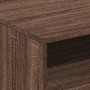 Coffee table with LED lights oak brown 50x49x40 cm by , Coffee table - Ref: Foro24-839832, Price: 55,51 €, Discount: %
