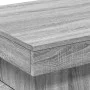Mesa de centro con luces LED gris Sonoma 50x50x40 cm de , Mesas de centro - Ref: Foro24-839845, Precio: 77,59 €, Descuento: %