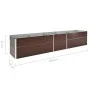 Braunes Blumenbeet aus verzinktem Stahl, 400 x 80 x 45 cm von vidaXL, Töpfe und Pflanzgefäße - Ref: Foro24-47058, Preis: 85,1...