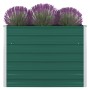 Jardinera elevada de acero galvanizado verde 100x100x77 cm de vidaXL, Maceteros y jardineras - Ref: Foro24-47021, Precio: 54,...