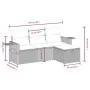 Garden sofa set with beige cushions mix 4 pieces PE rattan by , Garden sets - Ref: Foro24-3263755, Price: 254,56 €, Discount: %