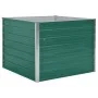Jardinera elevada de acero galvanizado verde 100x100x77 cm de vidaXL, Maceteros y jardineras - Ref: Foro24-47021, Precio: 60,...