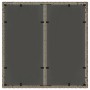 Garden table glass surface PE rattan gray 90x90x75 cm by , Garden tables - Ref: Foro24-365526, Price: 106,10 €, Discount: %