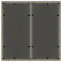 Garden table glass surface PE rattan gray 90x90x75 cm by , Garden tables - Ref: Foro24-365526, Price: 119,98 €, Discount: %