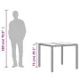 Garden table glass surface PE rattan gray 90x90x75 cm by , Garden tables - Ref: Foro24-365526, Price: 119,98 €, Discount: %