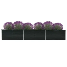 Gartenbeet aus verzinktem Stahl anthrazit 480x80x77 cm von vidaXL, Töpfe und Pflanzgefäße - Ref: Foro24-47071, Preis: 164,94 ...